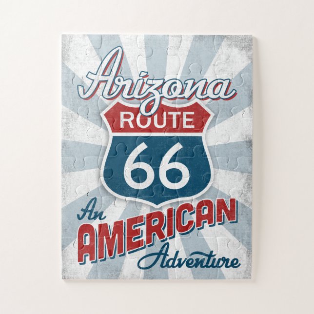 Arizona Route 66 Vintag Amerika (Vertikal)