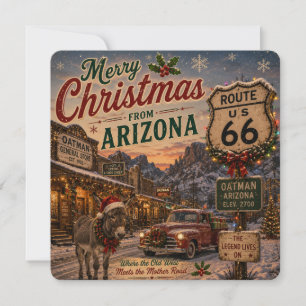 Arizona Route 66 Weihnachtsgrüße