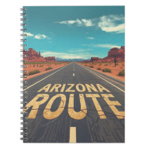 Arizona Route Wüstenstraßen Grafik Kunst