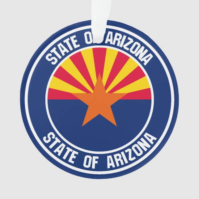 Arizona-RundEmblem Ornament (Vorderseite)