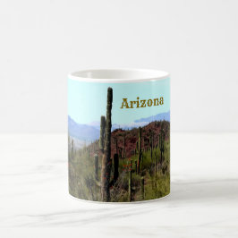 Arizona Saguaro Berglandschaft  Kaffeetasse