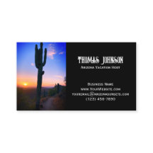 Arizona Saguaro Cactus Sunset Personalisiert
