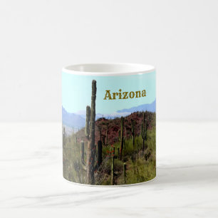 Arizona-Saguaro-Gebirgslandschaft Kaffeetasse