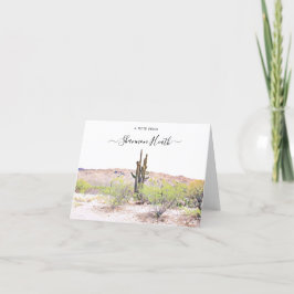 Arizona Saguaro Personalisierte Karte