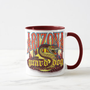 Arizona-Schlange auf Wache Tasse
