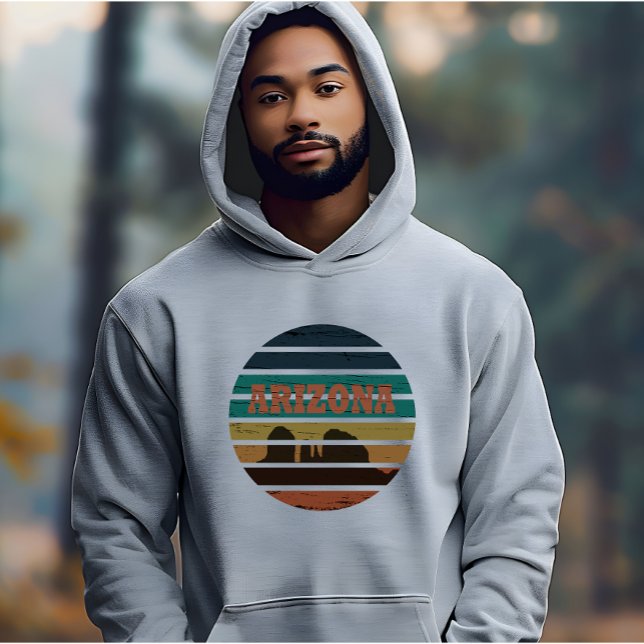 Arizona Sedona Landschaft Vintager Sonnenuntergang Hoodie (Von Creator hochgeladen)