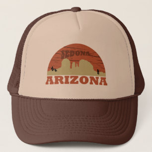arizona sedona Vintage Sonnenuntergangslandschaft Truckerkappe