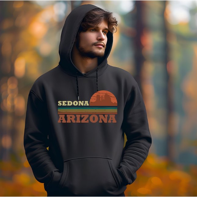 Arizona Sedona Vintager Sonnenuntergang Hoodie (Von Creator hochgeladen)