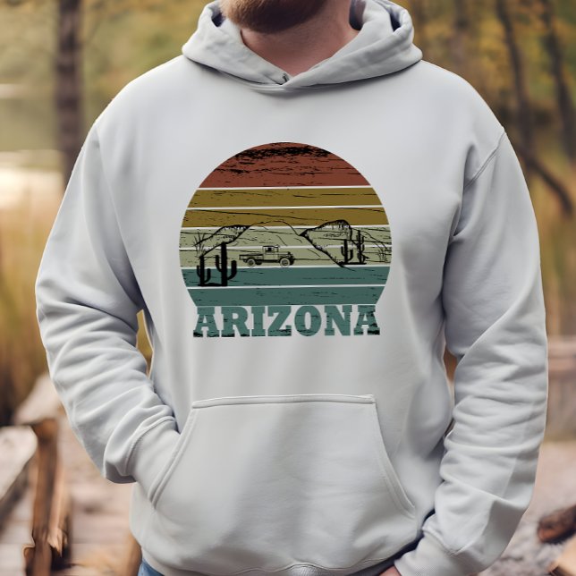 Arizona Sedona Vintager Sonnenuntergang Retro az Hoodie (Von Creator hochgeladen)