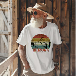 Arizona Sedona Vintager Sonnenuntergang Retro az T-Shirt
