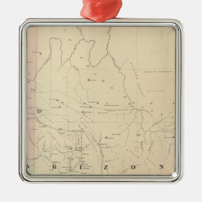 Arizona Silbernes Ornament (Vorne)