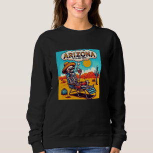 Arizona Skeleton Bone Trockene Hitze Sweatshirt