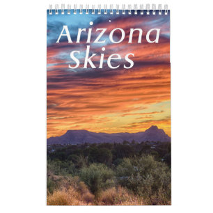 Arizona Skies petit calendrier simple page