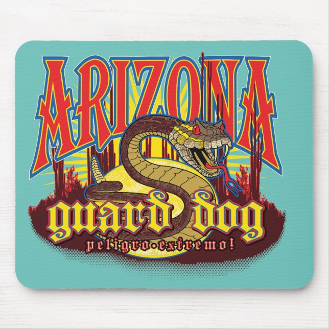 Arizona Snake Guard Dog Mousepad (Vorne)