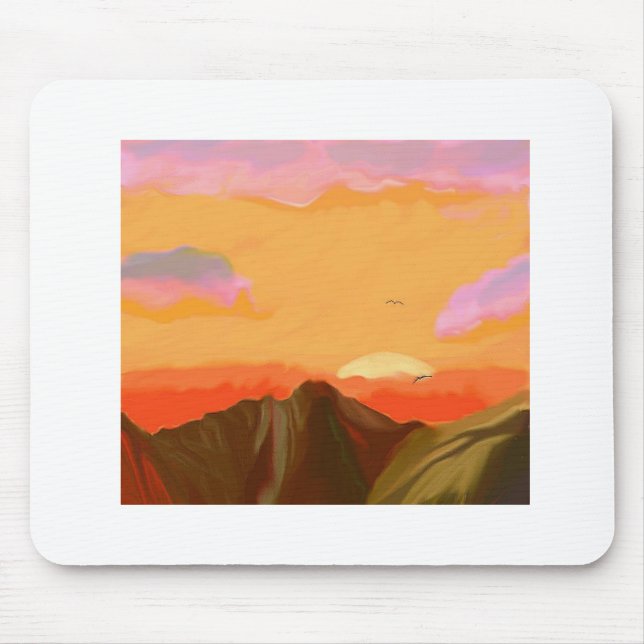Arizona-Sonnenuntergang mousepad (Vorne)