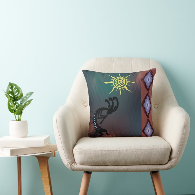 Arizona Southwestern Sun Kokopelli Doormat Kissen (Stuhl )