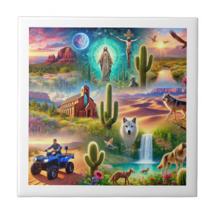Arizona Spirituelle Reise Fliese