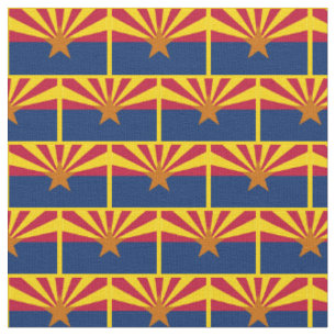 Arizona Staat & Arizona Flag Fabric / USA Mode Stoff