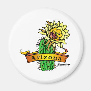 Arizona Staat Blume - Saguaro Magnet