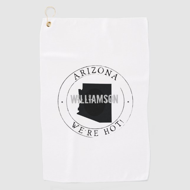 Arizona Staat Handtuch Personalisiert (Vorderseite)