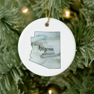 Arizona Staat Illustration Keramik Ornament