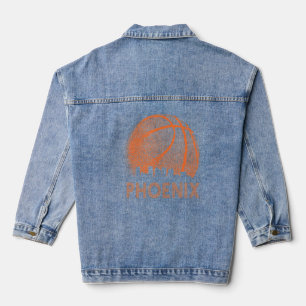 Arizona Staat Phoenix Basketball B-Ball City Valle Jeansjacke