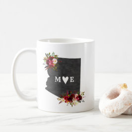 Arizona Staat Rustic Country Wedding Monogram Kaffeetasse