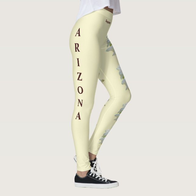Arizona Staat Saguaro Blossom Blume Leggings (Rechts)
