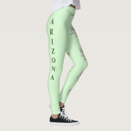 Arizona Staat Saguaro Blossom Blume Leggings