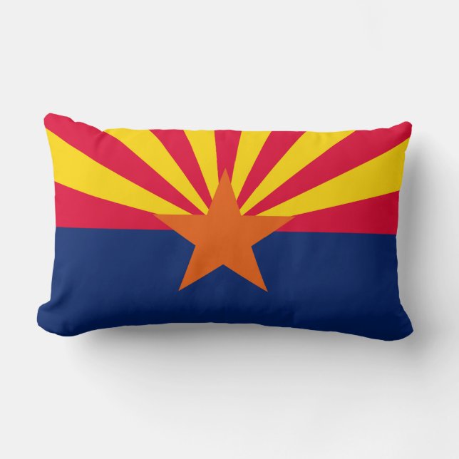 Arizona-Staats-Flaggen-Entwurf Lendenkissen (Vorderseite)