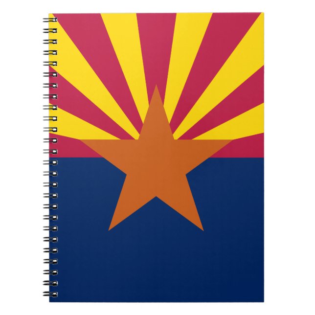 Arizona Staatsflagge Notizbuch Notizblock (Vorderseite)
