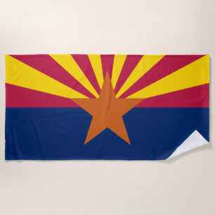 Arizona Staatsflagge Strandtuch