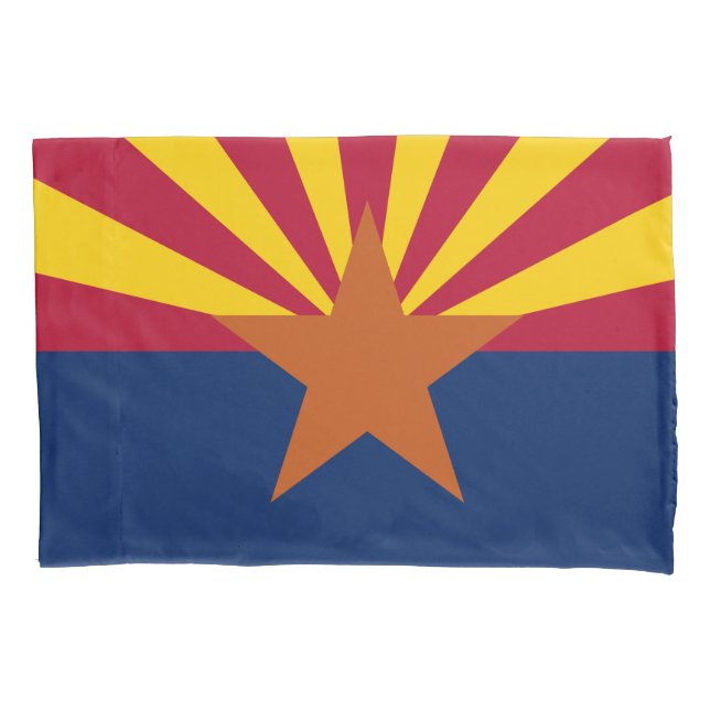 Arizona State Flag Print Patriota Kissenbezug (Vorderseite)
