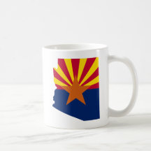 Arizona State Flag Retro Sunset Wüste Vibes