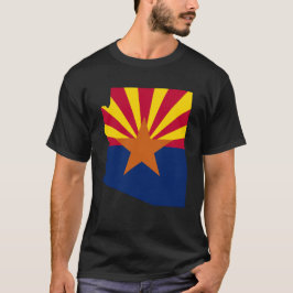 Arizona State Flag Retro Sunset Wüste Vibes T-Shirt