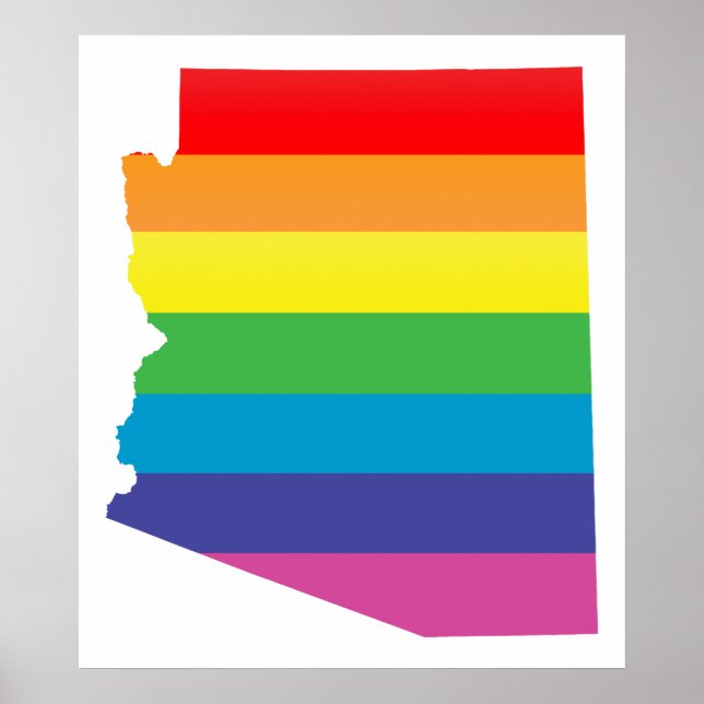 arizona stolz. gestreift. poster (Vorne)