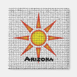 Arizona Südwest Mosaic Tile Bright Sun Magnet
