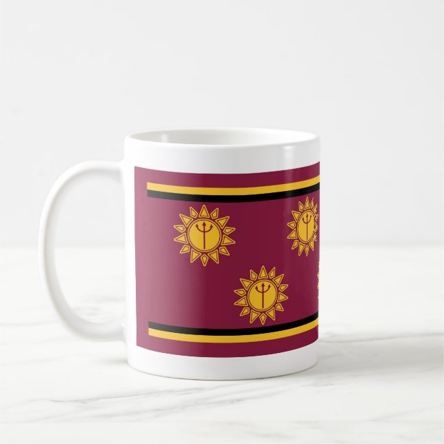 Arizona Sun Maroon und Gold Kaffeetasse (Links)