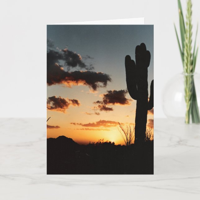 Arizona Sunet Picture Vatertag Karte (Vorderseite)