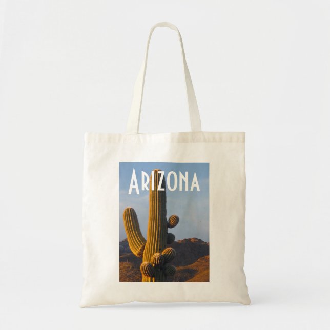 Arizona Sunlit Saguaro Bag Tragetasche (Vorne)