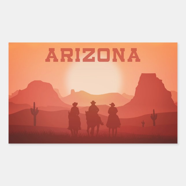 Arizona Sunset Aufkleber (Vorderseite)