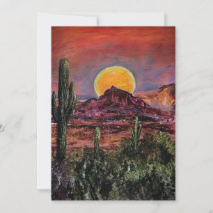 Arizona Sunset Dankeskarte