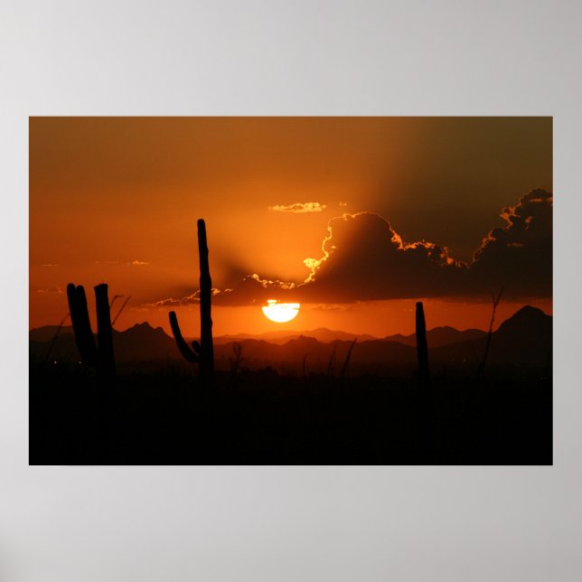 Arizona Sunset Poster (Vorne)