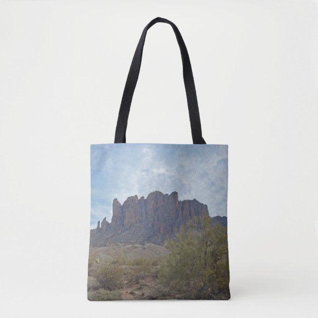 Arizona Superstition Mountain Foto Südwesten Tasche (Vorderseite)