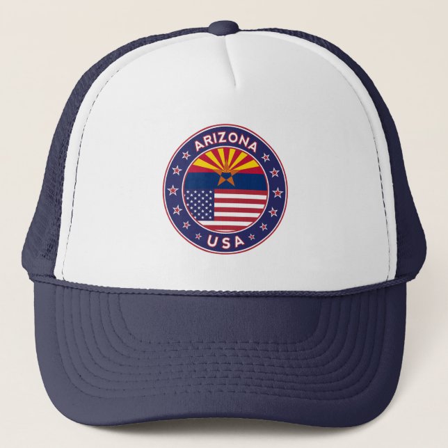 Arizona, T - Shirt Arizona Truckerkappe (Vorderseite)
