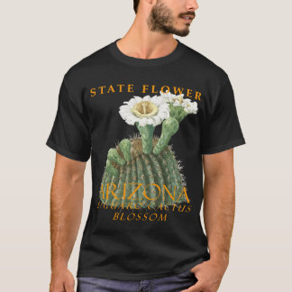 Arizona-Territorium-Blume Saguaro-Kaktus-Blüte T-Shirt