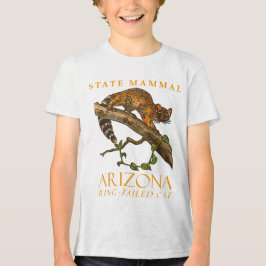 Arizona Territory Mammal The Ring-Tail Cat Tri-Blend Shirt
