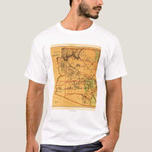 Arizona TerritoryPanoramic MapArizona T-Shirt