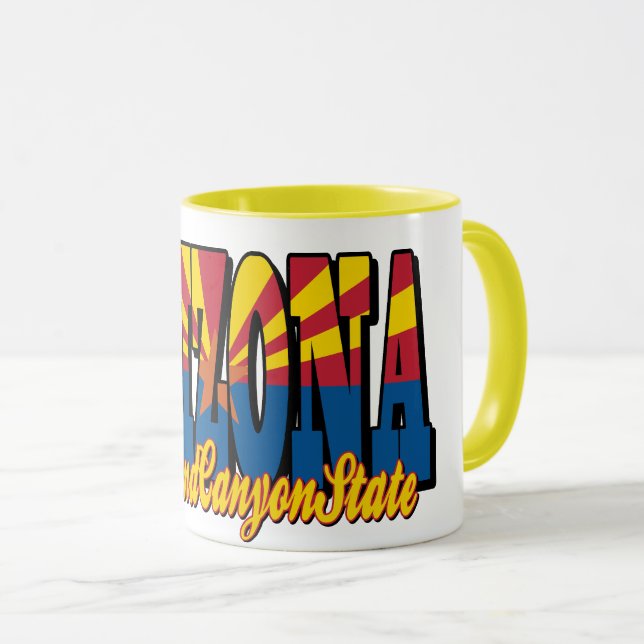 Arizona the Grand Canyon State Tasse (VorderseiteRechts)