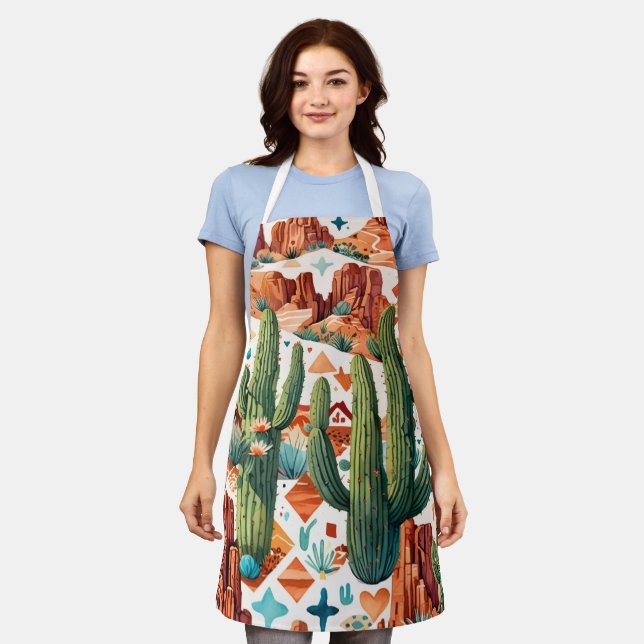 Arizona themed with Cactus Schürze (Getragen)